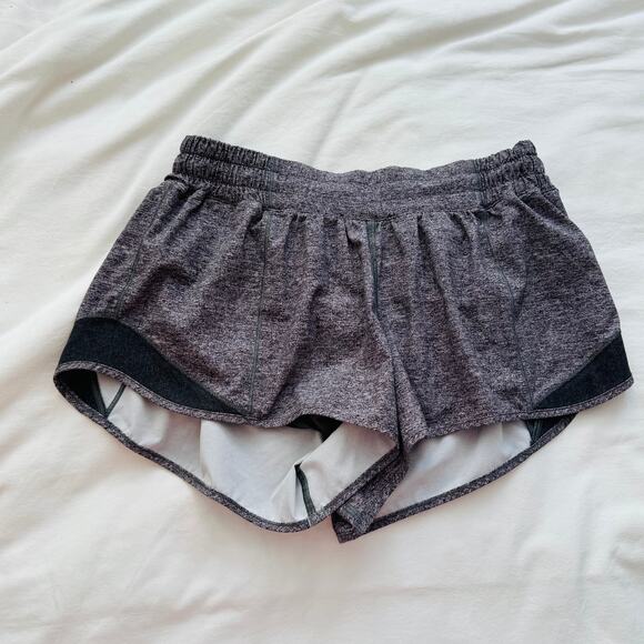 Lululemon Tracker Short Gray Heather Size 8 Liner Athletic Running - Picture 6 of 6